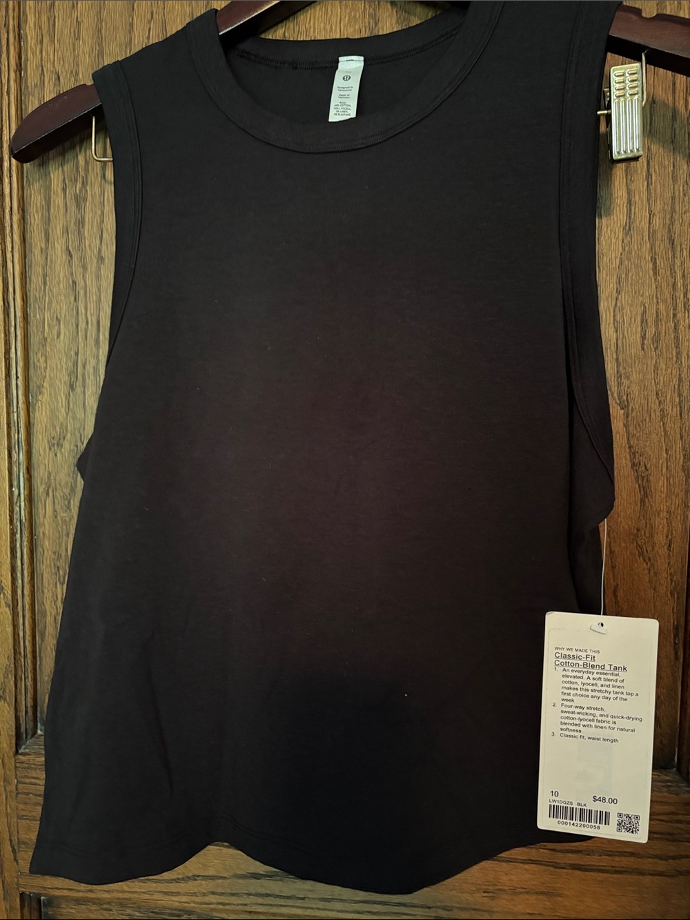 Lululemon Classic Black Tank Top